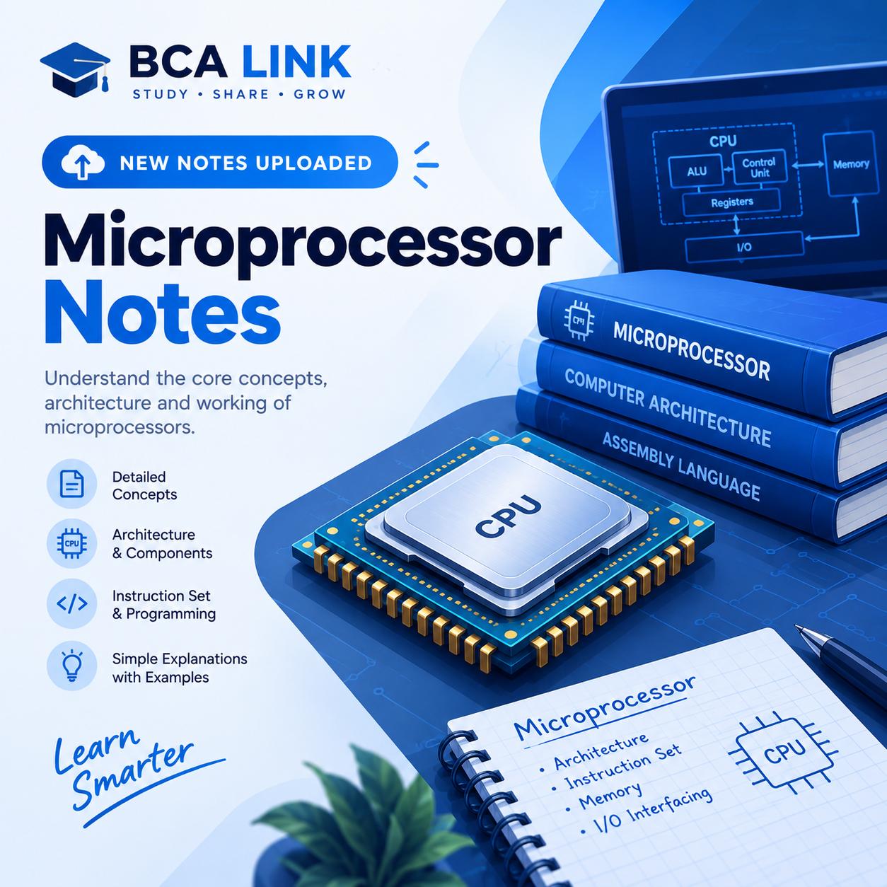 Microprocessor and Computer Architecture Notes Uploaded